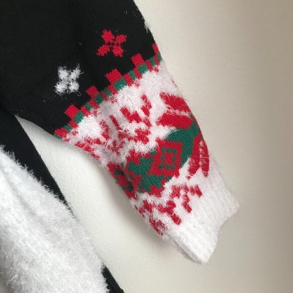 Holiday Time North Pole Black Christmas Sweater Size 2X - Picture 5 of 6